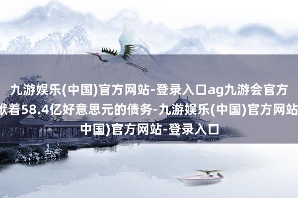 九游娱乐(中国)官方网站-登录入口ag九游会官方此外还包袱着58.4亿好意思元的债务-九游娱乐(中国)官方网站-登录入口